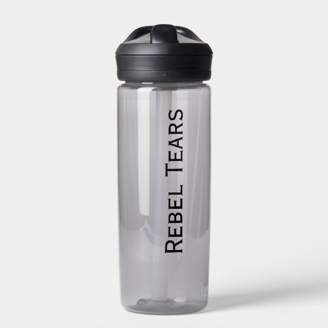 Botella De Agua Lágrimas de Rebel (Delante)