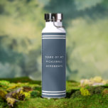 Botella De Agua Lágrimas divertidas de mi tipografía de opositores<br><div class="desc">Funny tazón de café moderno leyendo LÁGRIMAS DE MIS OPONENTES DE PICKLEBALL en un moderno diseño de tipografía minimalista.</div>