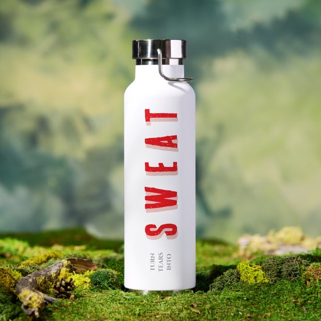 Botella De Agua Lágrimas en Sudor (Al aire libre (girado))