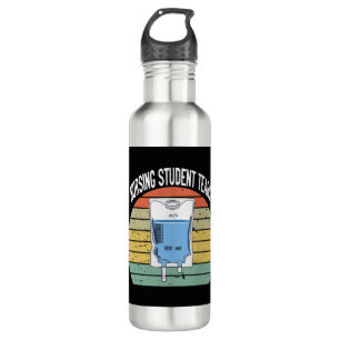 Botella De Agua Lágrimas estudiantiles de enfermería - Escuela de 