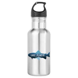 Botella De Agua Lake Placid New York Fish