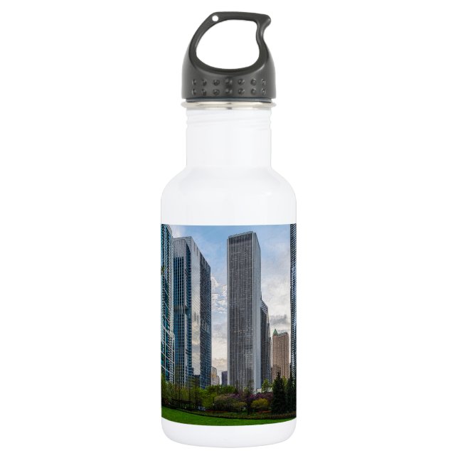 Botella De Agua Lake Shore Park Painterly (Anverso)