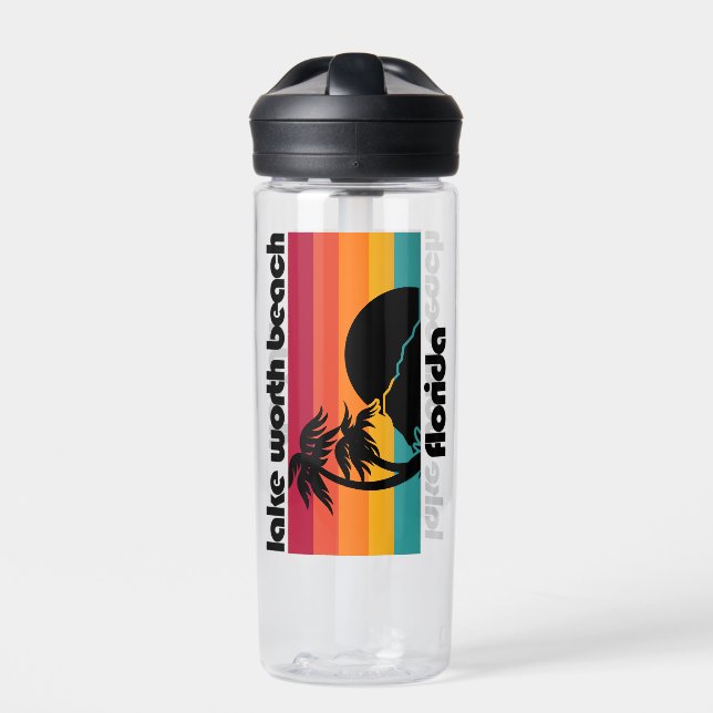 Botella De Agua Lake Worth Beach Florida (Delante)