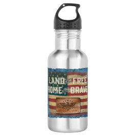 Botella De Agua Land of the Free - Water Bottle