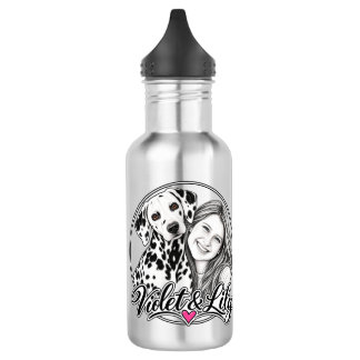 Botella De Agua Las Aventuras de Lily & Violet