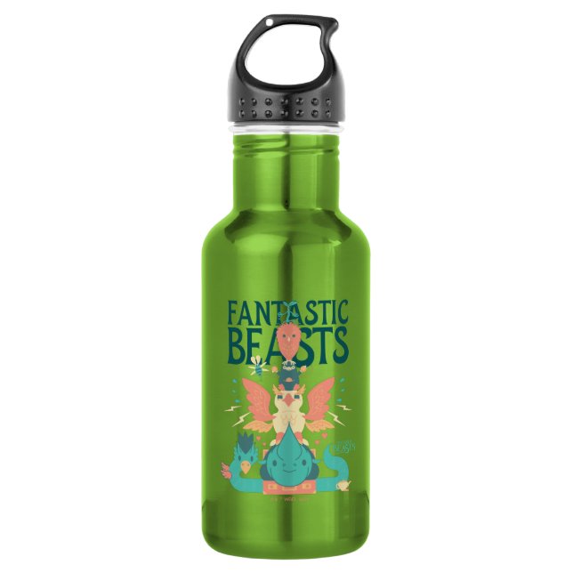 Botella De Agua Las Bestias Fantásticas personalizados Emergen De  (Anverso)