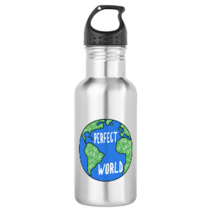 Botella De Agua Las Bicicletas Hacen Un Mundo Perfecto