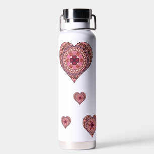 Botella De Agua Las capas del corazón
