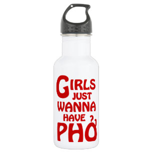 Botella De Agua Las chicas solo quieren tener Phở