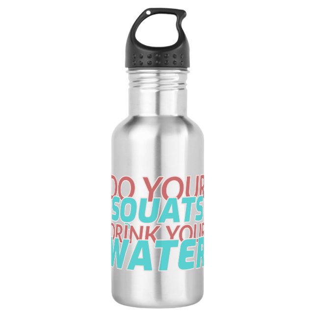 Botella De Agua ¿Las cuencas beben agua? (Anverso)