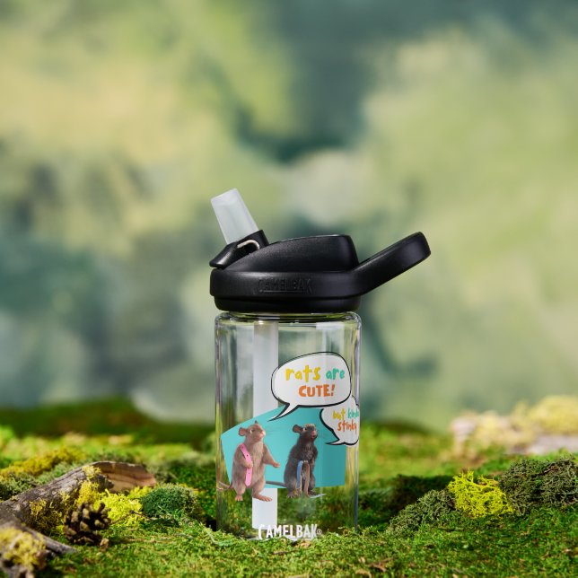 Botella De Agua Las Ratas Son Cuestas Pero Un Poco Estrafalarias (Al aire libre)