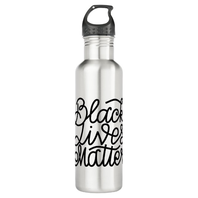 Botella De Agua Las vidas negras importan (Anverso)
