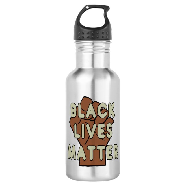 Botella De Agua Las vidas negras importan BLM (Anverso)