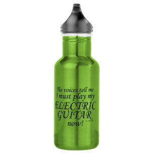 Botella De Agua Las voces de la guitarra eléctrica dicen que deben