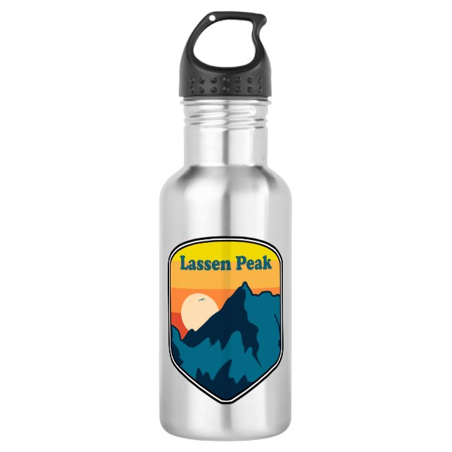 Botella De Agua Lassen Peak California Sunrise (Anverso)