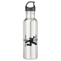 latido del corazón femenino del hockey del portero