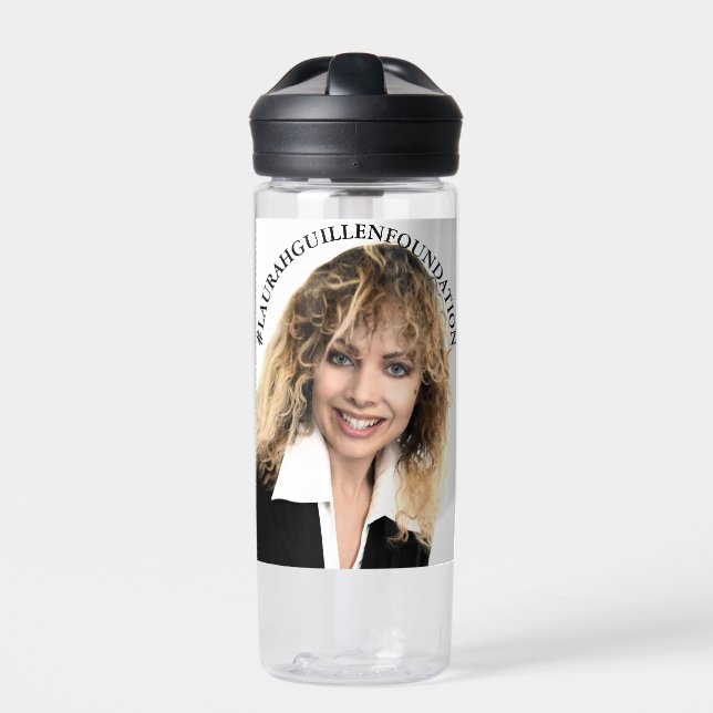 BOTELLA DE AGUA #LAURAHGUILLENFOUNDATION (Delante)