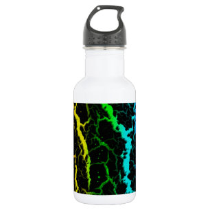 Botella De Agua Lava Espacial Agrietada - Espectro de Luz