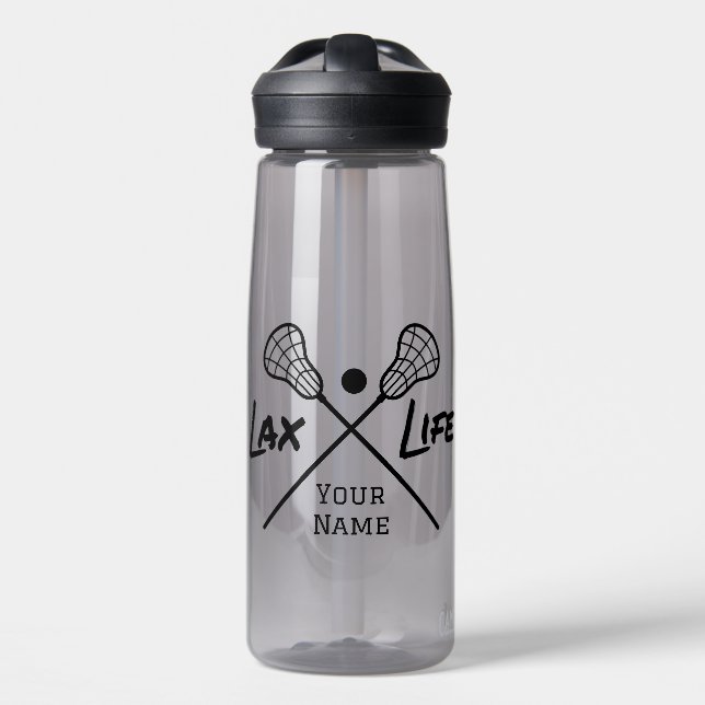 Botella De Agua LAX personalizado (Lacrosse) (Delante)