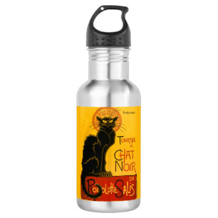 Botella De Agua Le Chat Noir El Gato Negro
