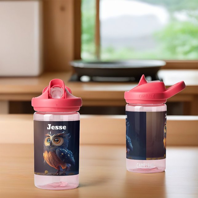 Botella De Agua Lechuza Adorable (Subido por el creador)