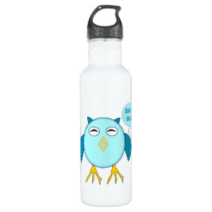 Botella De Agua Lechuza Cute Blue Baby