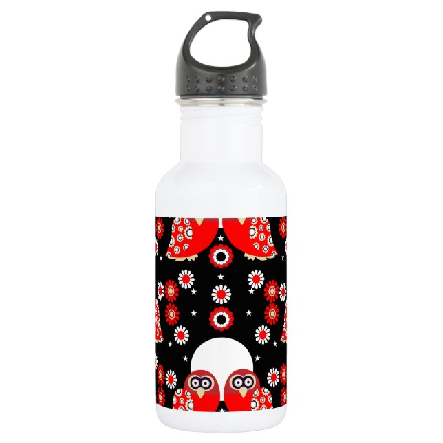 Botella De Agua Lechuza de Arte Popular (Anverso)