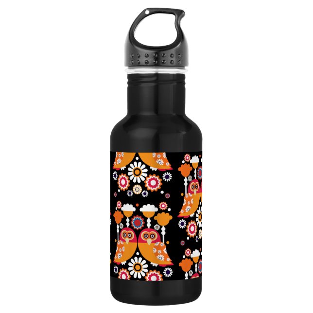 Botella De Agua Lechuza de Arte Popular (Anverso)