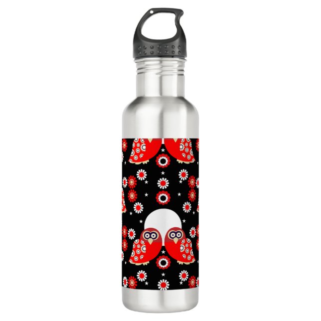 Botella De Agua Lechuza de Arte Popular (Anverso)