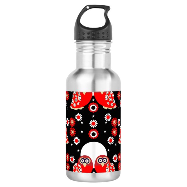 Botella De Agua Lechuza de Arte Popular (Anverso)
