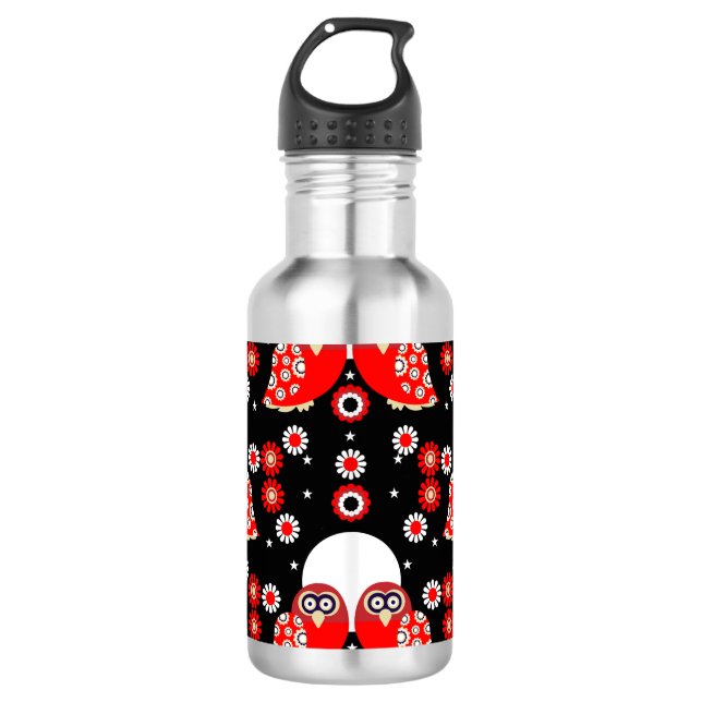 Botella De Agua Lechuza de Arte Popular (Anverso)