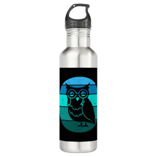 Botella De Agua Lechuza Retro
