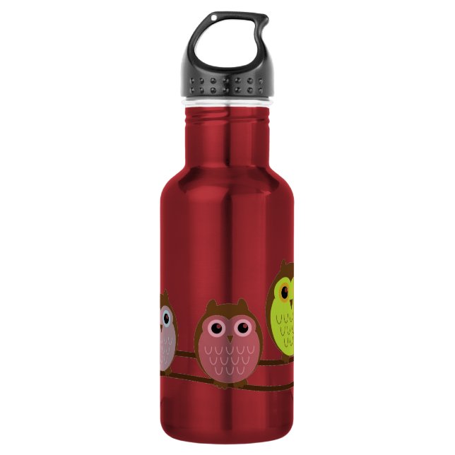 Botella De Agua Lechuzas (Anverso)
