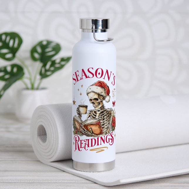 Botella De Agua Lecturas de la Temporada  (Yoga (girado))