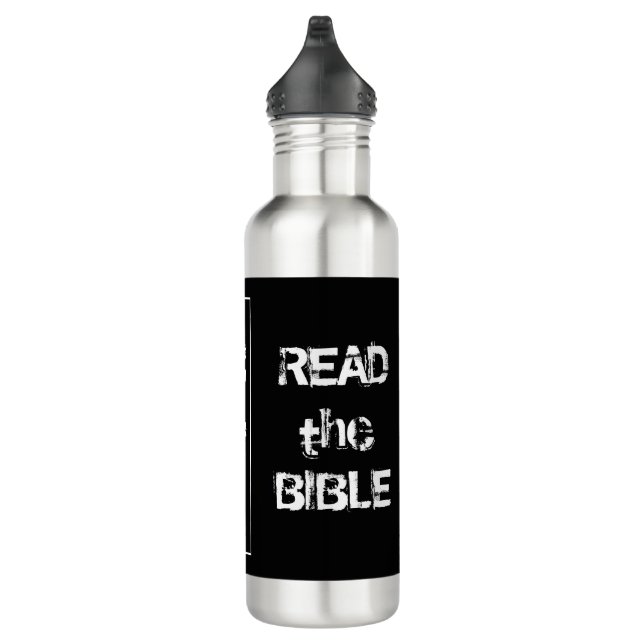 Botella De Agua Leer la Biblia Negra (Derecha)