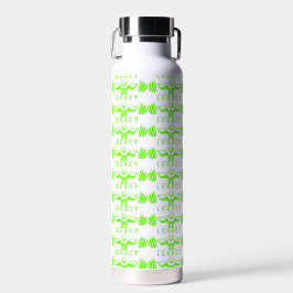 Botella De Agua Legacy Minimalist Gym Design – Neon Green Fitness 