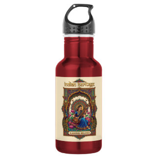 Botella De Agua Legado Indio: Músico Clásico Arte Veena