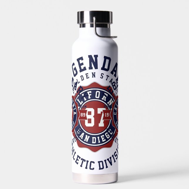 Botella De Agua Legendaria California 87 (Izquierdo)