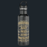 Botella De Agua Legends Were Born In July 1952 70th Birthday 70 Ye<br><div class="desc">Legends Were Born In July 1952 70th Birthday 70 Year Old</div>