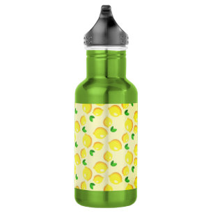 Botella De Agua Lemones amarillos frescos
