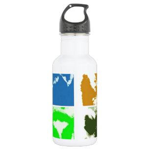 Botella De Agua Lemurs de Pop Art