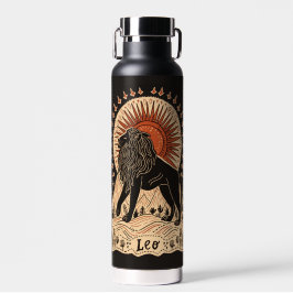 Botella de agua Leo Celestial Zodiac Art
