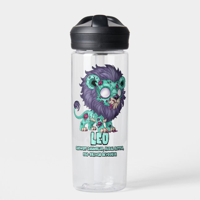 Botella De Agua Leo Zombie (Delante)