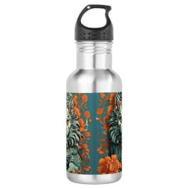 Botella De Agua León de la gripe de la sabiduría