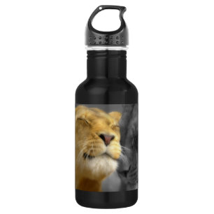Botella De Agua Leones enamorados