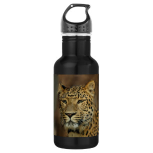 Botella De Agua Leopard Lovers Art
