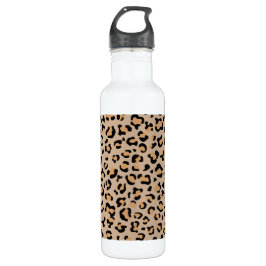 Botella De Agua Leopardo Print, Leopard Spots, Brown Leopard