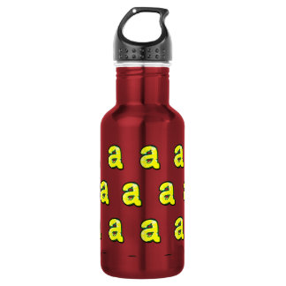 Botella De Agua Letra "a"