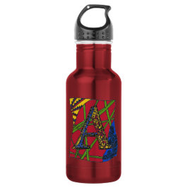 Botella De Agua Letra "A"