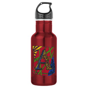 Botella De Agua Letra "A"